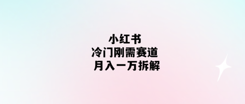 小紅書冷門賺錢攻略：月入一萬解析！-愛分享導航