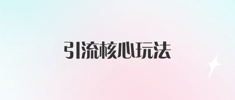 我用了14年才搞明白的引流核心玩法！-愛分享導航