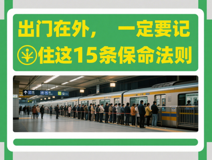 出門在外，一定要記住這15條保命法則-愛分享導(dǎo)航