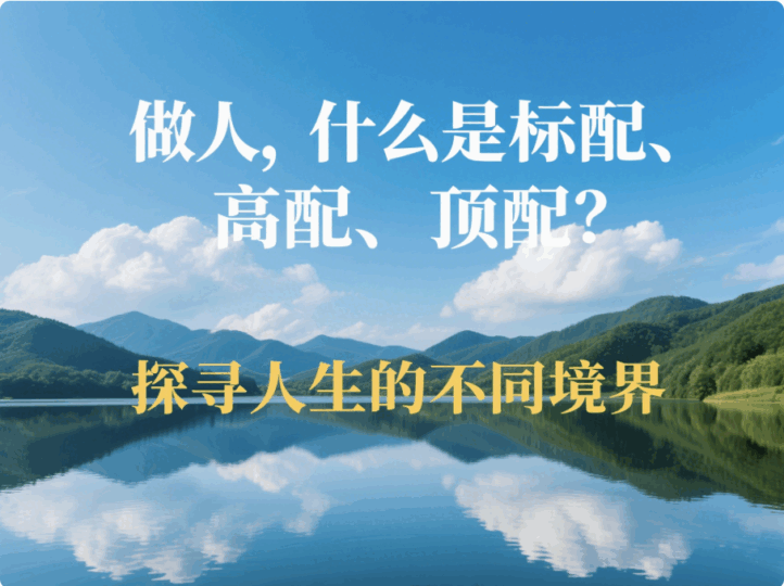 做人，什么是標(biāo)配、高配、頂配？-愛分享導(dǎo)航