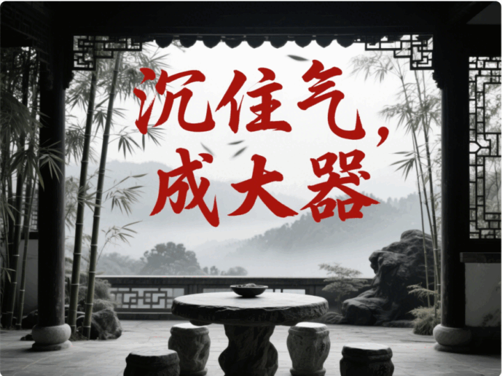沉住氣，成大器-愛分享導(dǎo)航