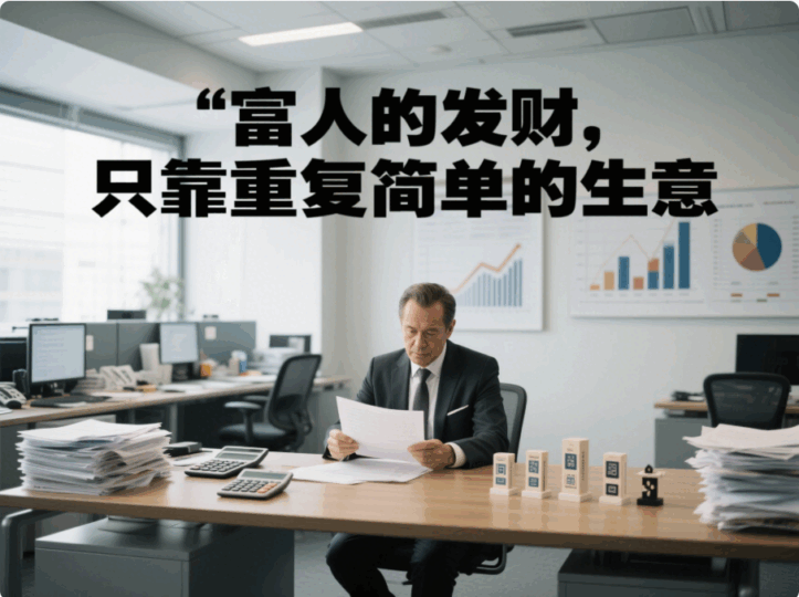 富人的發財，只靠重復簡單的生意-愛分享導航