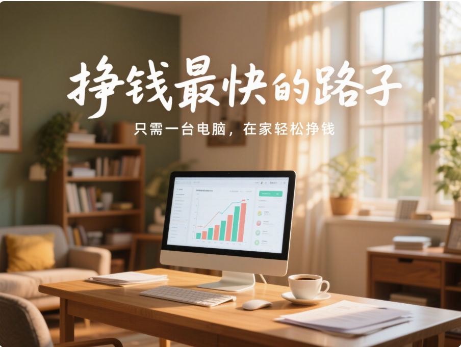 掙錢最快的路子-只需一臺電腦-在家輕松掙錢-愛分享導航