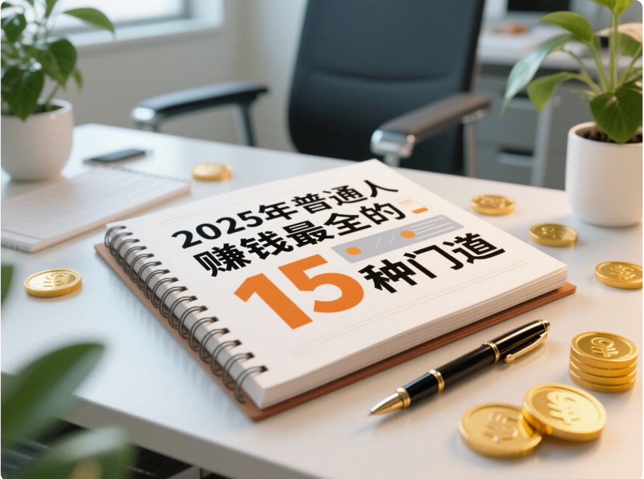 2025年普通人賺錢最全的15種門道