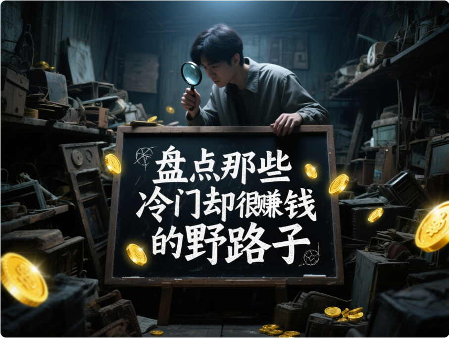 盤點那些冷門卻很賺錢的野路子