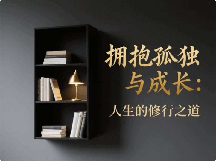 擁抱孤獨與成長：人生的修行之道-愛分享導航