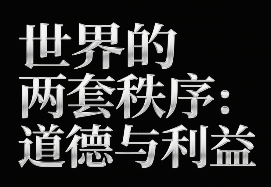 世界的兩套秩序：道德與利益