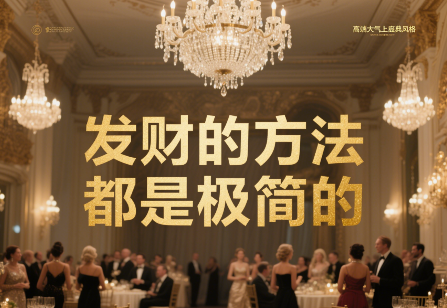 發財的方法都是極簡的