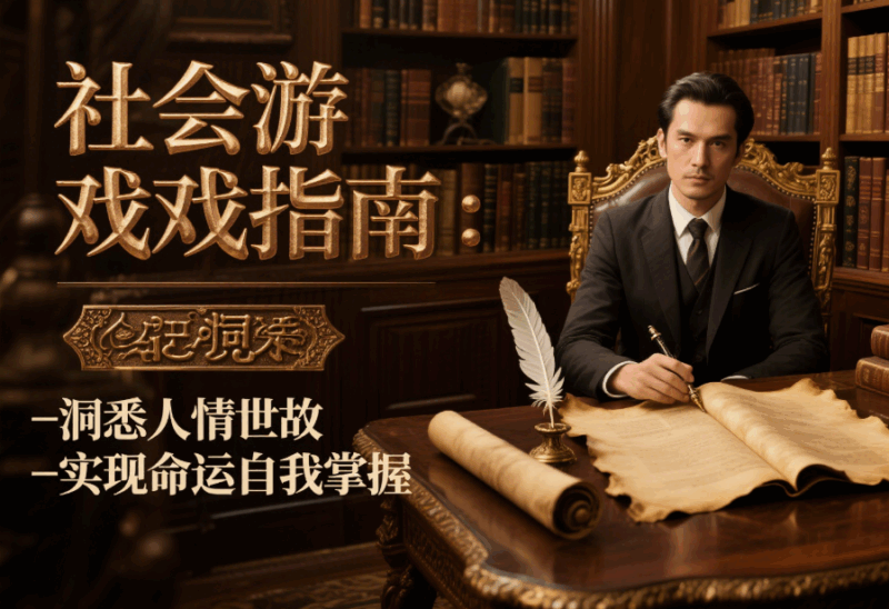 社會(huì)游戲指南：洞悉人情世故-實(shí)現(xiàn)命運(yùn)自我掌握-愛分享導(dǎo)航