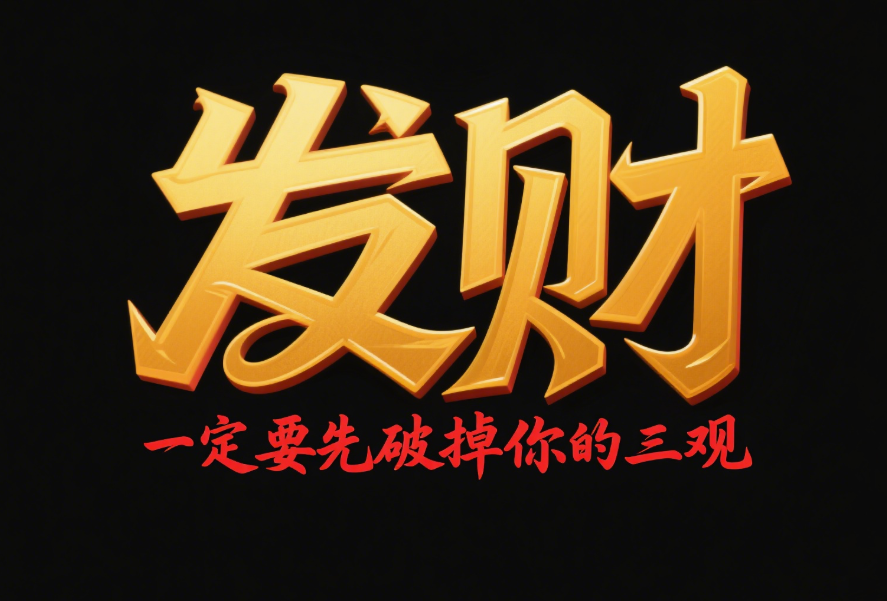 三觀不破，財富自由永遠是夢！如何打破思維局限賺大錢