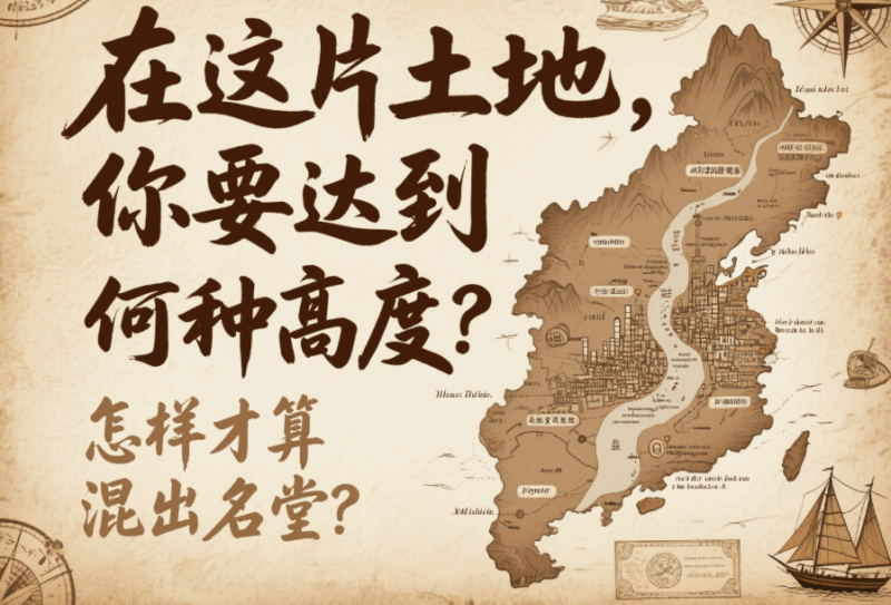 在這片土地，你要達到何種高度 怎樣才算混出名堂？-愛分享導航