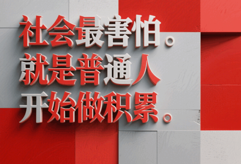社會最害怕的就是普通人開始做積累-愛分享導航
