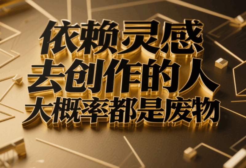 依賴靈感去創作的人_大概率都是廢物-愛分享導航