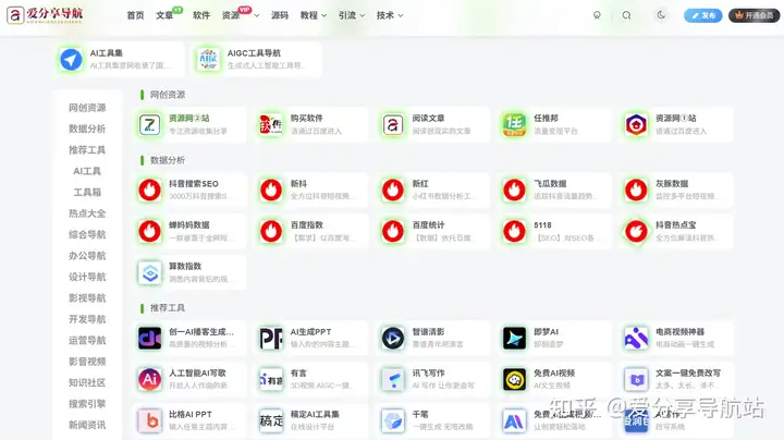 相見恨晚的十個導(dǎo)航網(wǎng)站-早知道這些網(wǎng)站-效率提升不止一倍！-愛分享導(dǎo)航