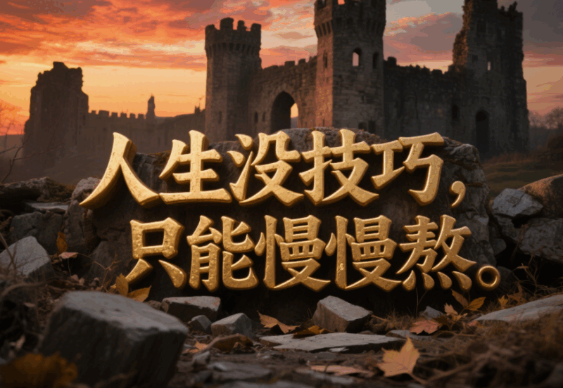 人生沒技巧，只能慢慢熬-愛分享導(dǎo)航