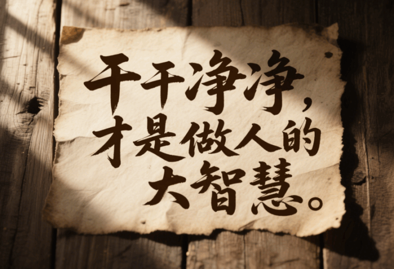 干干凈凈，才是做人的大智慧-愛分享導(dǎo)航