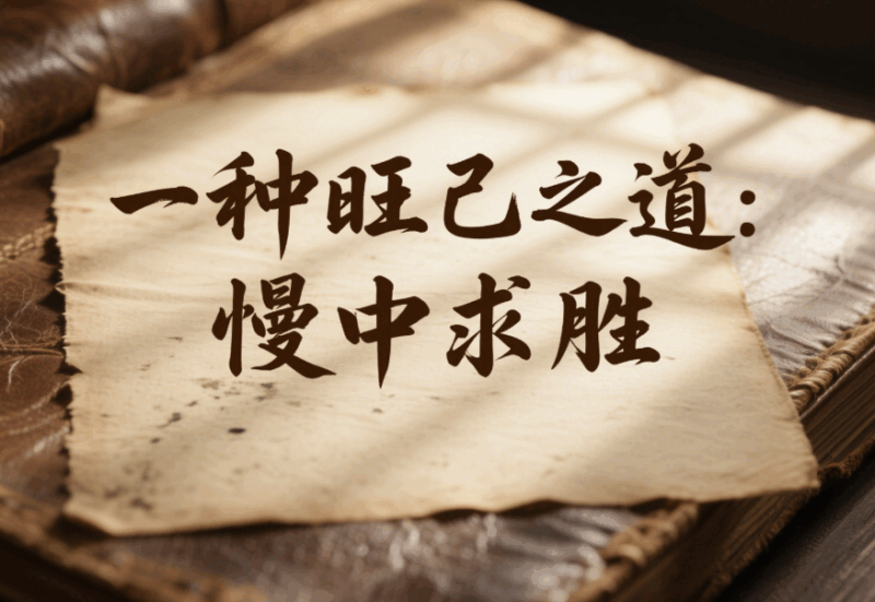 一種旺己之道：慢中求勝-愛分享導(dǎo)航