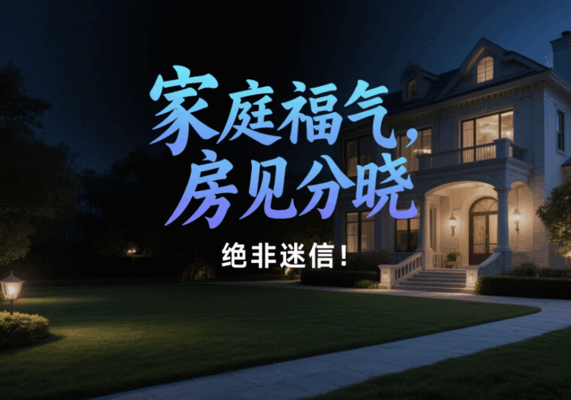 發(fā)現(xiàn)一個現(xiàn)實又殘忍的真相：一個家庭究竟有沒有福氣，看房子就知道，不是迷信！-愛分享導航