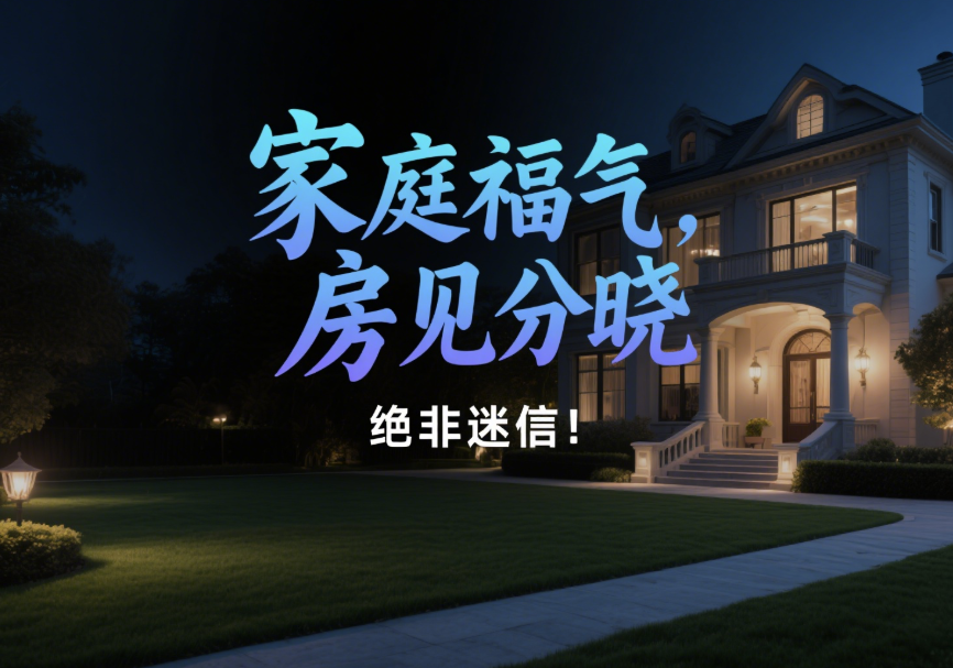 發現一個現實又殘忍的真相：一個家庭究竟有沒有福氣，看房子就知道，不是迷信！
