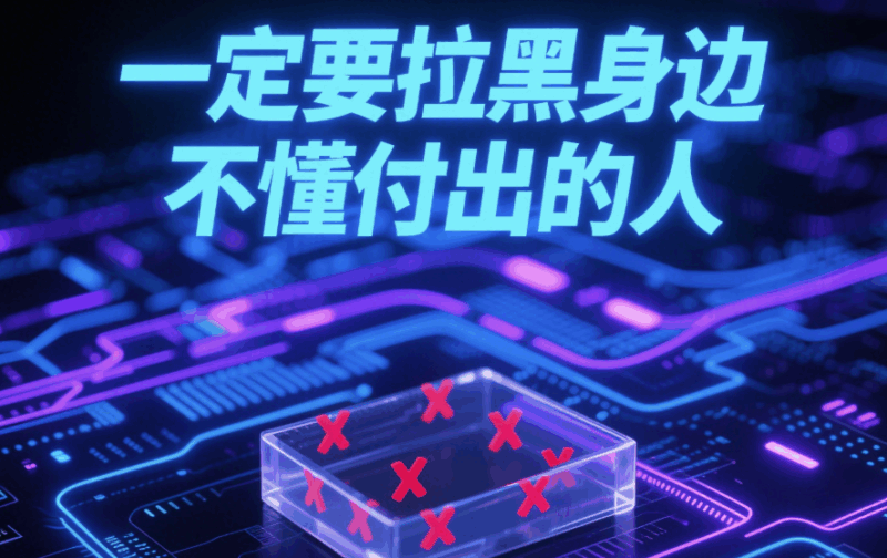 一定要拉黑身邊不懂付出的人-愛分享導航