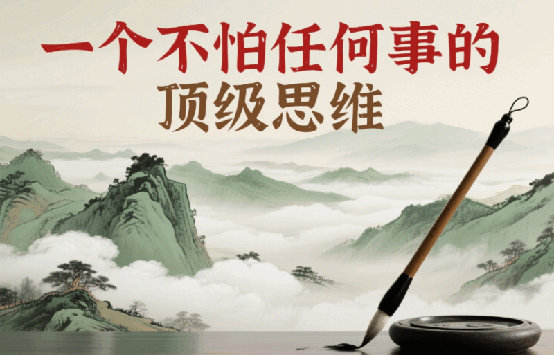 一個不怕任何事的頂級思維-愛分享導航
