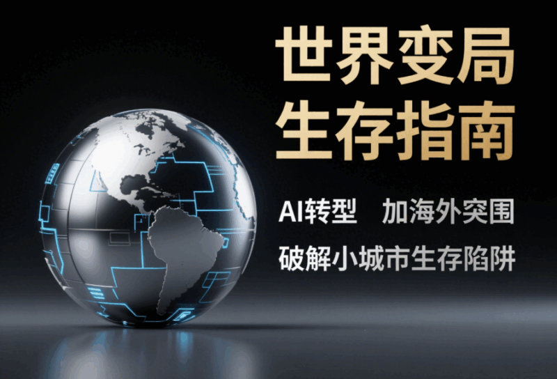 世界變局生存指南_AI轉(zhuǎn)型加海外突圍_破解小城市生存陷阱-愛分享導(dǎo)航