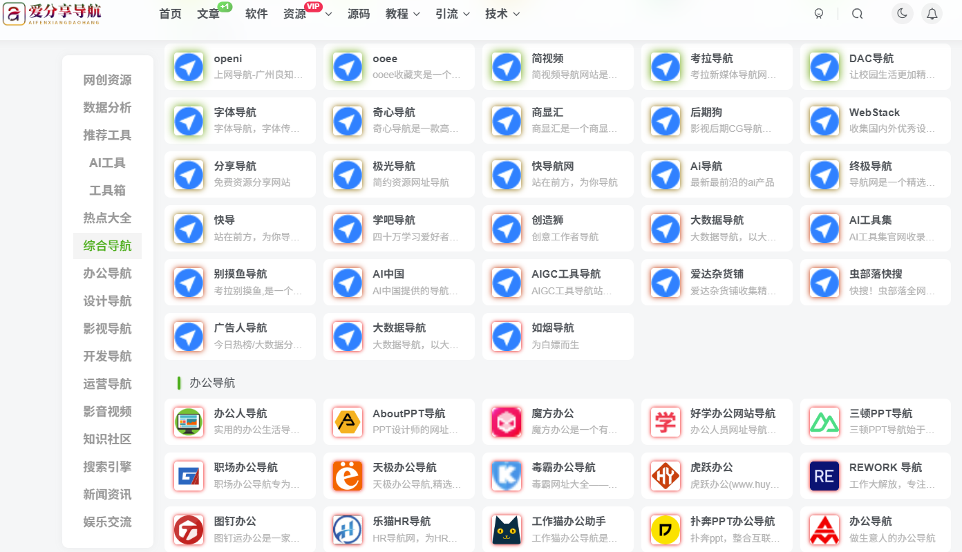 探尋好用的網址導航：這些寶藏站點別錯過-愛分享導航