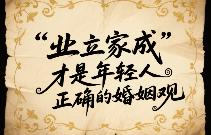“業立家成”才是年輕人正確的婚姻觀-愛分享導航