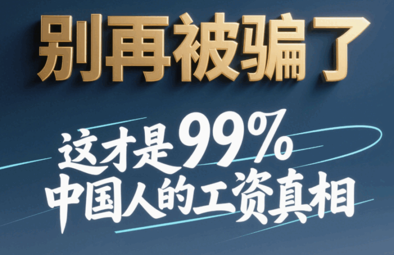 別再被騙了_這才是99%中國人的工資真相-愛分享導(dǎo)航