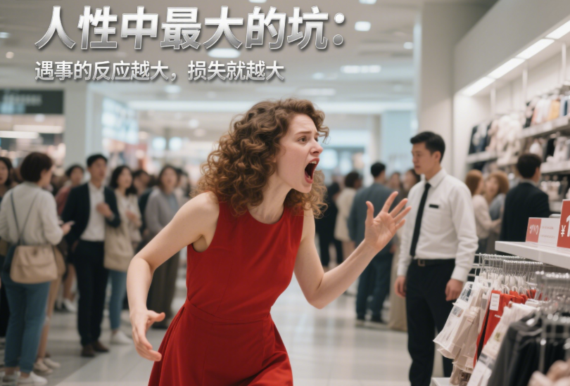 人性中最大的坑：遇事的反應越大_損失就越大-愛分享導航
