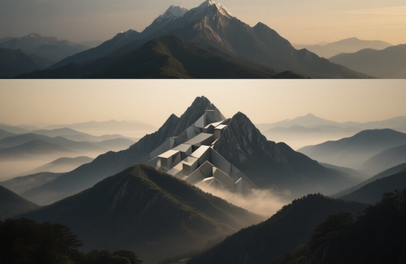 認(rèn)知的三重境界：看山是山（表象）_看山不是山（解構(gòu)）_看山還是山（重構(gòu)）
